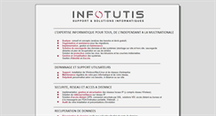 Desktop Screenshot of infotutis.com