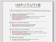 Tablet Screenshot of infotutis.com